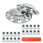 1 Pair Wheel Cover Chrome Front Axle With Hub Cap 33MM Lug Nuts Center. Fixed Price $44.16.