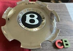 #cb 1) Bentley Continental Gt Speed 20" Wheel Chrome Center Cap 3W0601165P. Fixed Price $239.95.