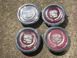 Genuine 1985 Cadillac Center For 14 Inch Wire Spoke Hubcaps Beaters. Fixed Price $22.00.