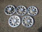 Lot Of Factory 1965 Pontiac Tempest 14 Inch Hubcaps Wheel Covers Beaters. Fixed Price $66.00.