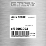 EF66003003 Rim Fits John Deere (surplus Open Box). Fixed Price $146.71.