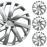Pacrim 16" Silver Universal Wheel Covers/hubcaps 8 Spoke Design Set Of 4. Fixed Price $52.99.