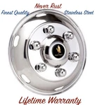 19.5 Hino 195H 6 Lug Hole Stainless Wheel Simulator Rim Liner Hubcap Cover. Fixed Price $201.07.