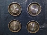 1972 1973 1974 1975 1976 Dodge Dart Swinger 14" Inch Hubcaps Wheel Covers Set. Fixed Price $60.00.