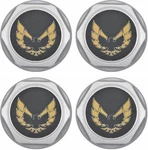 Oer Silver Wheel Center Cap Set With Gold Logo 1977-1981 Pontiac Firebird. Fixed Price $180.98.