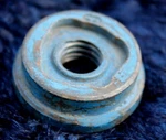 Gm Code "blue" Wire Spoke Hubcap Lock Nut Cadillac / Buick ( Letter "b"). Fixed Price $22.00.