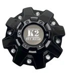 #K2 Off-road Gloss Black Wheel Center Cap 903L196. Fixed Price $49.99.