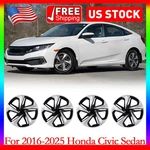 Set Of 4 16" Hubcaps For 2016-2025 Honda Civic Sedan R16 Wheel Rim Cover Snap. Fixed Price $56.99.