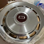 Full Set Of 1983-86 Ford Crown Victoria 12 Slot 14" Wheel Cover New Old Stock. Fixed Price $40.00.