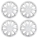 For R17 Tires Wheel Rim Covers Snap-on 4PCS 17" Hub Caps Silver Kit. Fixed Price $40.58.