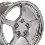 17X9.5 Chrome 5061 Wheel Fits C4 & C5 Corvette Camaro Style Deep Dish Rim. Fixed Price $237.75.