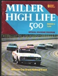 Ontario Motor Speedway Program 3/5/1972-A.J. Foyt-wood Bros #21 Mercury. Fixed Price $118.75.