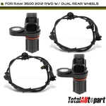 4X Abs Speed Sensor For Ram 3500 2012 Rwd W/ Dual Rear Front &. Fixed Price $44.39.