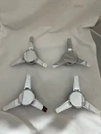 Set Of 4 Fits 2005-2009 Ford Mustang Tribar Spinner Chrome Wheel Center Caps. Fixed Price $74.92.