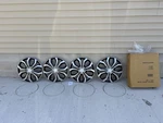 Pilot Automotive WH553-17S-BS Black/silver 17" Spyder Performance Wheel Cover. Fixed Price $50.00.