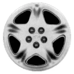 For Chevy Cavalier 2000-2002 Replace 15" 5-SPOKE Silver Wheel Cover. Fixed Price $46.11.