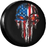 American Flag Skull Patriotic 14 Inch For Diameter 23"-27", Style 6. Fixed Price $26.05.