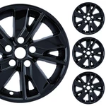 Pacrim 16" Gloss Black Wheel Skins For Kia Optima (2016 - 2018) Abs Set Of 4. Fixed Price $110.39.