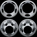 4 Chrome 11-26 Chevy Silverado 3500 17" Dually Wheel Simulators Rim Liners. Fixed Price $299.99.