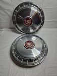 1985-88 Cadillac Deville Fleetwood Pair Oem 14" Wheel Covers Red Centers. Fixed Price $49.95.