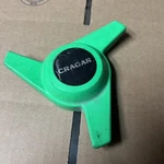 Cragar Green Swept Wing Knock Off Spinner (1). Fixed Price $25.00.
