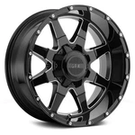 G-fx TR12 Wheel 18X9 (12, 8X165.1, 125.2) Black Single Rim. Fixed Price $238.82.