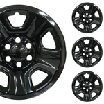 Pacrim 18" Gloss Black Wheel Skins For Dodge Ram 1500 Tradesman Abs Set Of 4. Fixed Price $134.99.