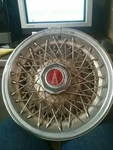 Wheel Cover W/wire Type W/lock Fits 80-81 Grand Prix 117424. Fixed Price $45.00.