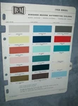 1958 Ford Edsel Automotive Car Rinshed-mason R-m Color Paint Chips Set-excellent. Fixed Price $12.95.