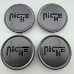 Set Of Niche Center Caps Hub Covers Gun Metal Grey 1003-22LVB M-773. Fixed Price $49.99.