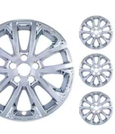 Fits 2019-2022 Jeep Cherokee Latitude # 7919P-C 17" Chrome Wheel Skins SET/4. Fixed Price $90.00.