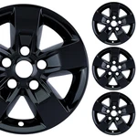 Pacrim 17" Gloss Black Wheel Skins For Dodge Ram 1500 Express (13-24) Set Of. Fixed Price $124.99.