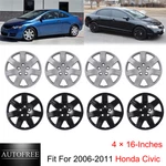 4 16-INCHES Hubcaps For 2006-2011 Honda Civic R16 Wheel Rim Covers Bolt. Fixed Price $51.99.