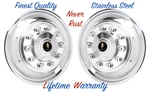 24.5" 10 Lug Hole Pilot Wheel Simulator Hubcaps Rim Liner Front Covers. Fixed Price $346.51.