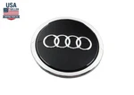 Audi 21 Inch Alloy Wheel Center Hub Black Glossy Cap Genuine 8T0601170AAX1. Fixed Price $41.82.