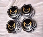 77-92 Firebird Ta Aluminum Wheel Gold Plastic Chrome Center Caps Set 4 608P. Fixed Price $99.95.
