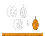 Chevrolet Gm Oem 2006 Uplander Wheels-wheel Cover 9597447. Fixed Price $106.35.