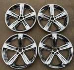 SET/4 20" Chrome Wheel Skins For 2015-2019 Dodge Challenger/charger R/t. Fixed Price $175.00.