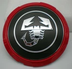 2012 - 2017 Fiat Abarth Scorpion Black/red Oem Center Cap P/n 04726184AA. Fixed Price $34.99.