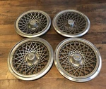 1977-1987 Chevrolet Caprice # 3081B 15" Diamond Hubcaps / Wheel Covers 00463226. Fixed Price $289.00.