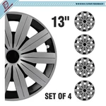 13" Set Of 4 Covers Full Rim Snap On Hub Caps For R13 Tire & Steel Wheels. Fixed Price $30.09.