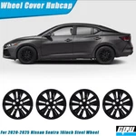 For 2020-2025 Nissan Sentra 16" Hubcap Set Of 4 Black Lacquer Wheel Covers. Fixed Price $53.99.