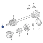 For Porsche Boxster 1997-2012 PAF001784 Rear Axle Nut. Fixed Price $22.88.