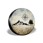 Nature Mountain Compass Spare Tire Cover Wheel Protectors Weatherproof Univer.... Fixed Price $24.87.