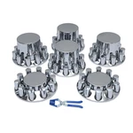 Hubcaps Abs Plastic Chromed Front Rear Wheel Axle 33MM Flat Jiaru Covers. Fixed Price $259.99.