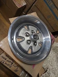 1970-1973 Mustang Fastback Mach Grande Convertible Original Sport Wheel Cover. Fixed Price $47.50.