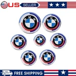 7PCS 50TH Anniversary For Bmw Emblem Centre Caps Badges Kit 82MM 74MM 68MM 45MM. Fixed Price $25.90.