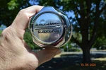 American Racing Chrome Push Thru Dome Center Part # 172CAP1. Fixed Price $12.95.