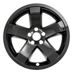 One Single 2009-2014 Dodge Challenger # IMP355BLK 18" Gloss Black Wheel Skin New. Fixed Price $24.99.