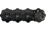 Set Of 4 Fuel 1001-63-B1 Matte Black Center Wheel Cap Cover Seasu. Fixed Price $88.88.